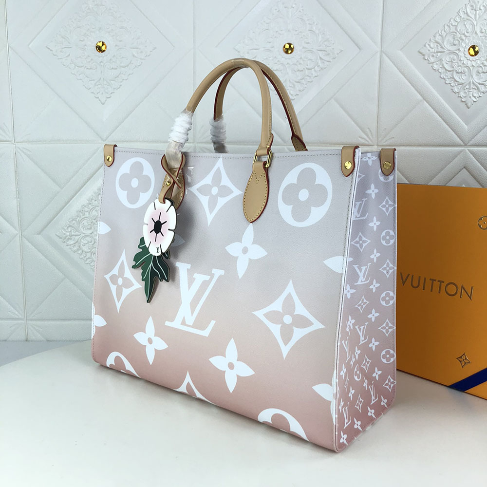 Replica Louis Vuitton Onthego Gm Blue/Pink/Mist