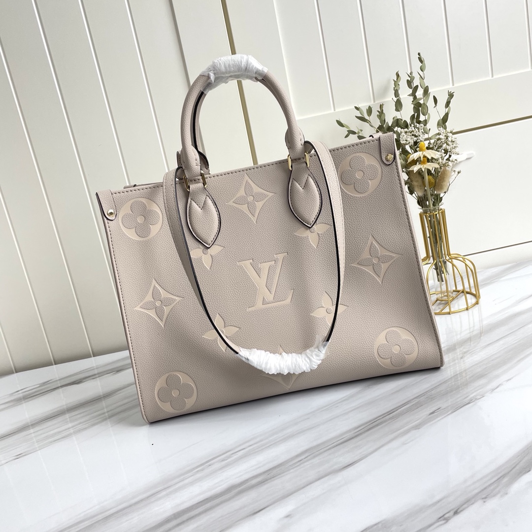 Replica Louis Vuitton Aaa-Onthego Mm Black/Beige