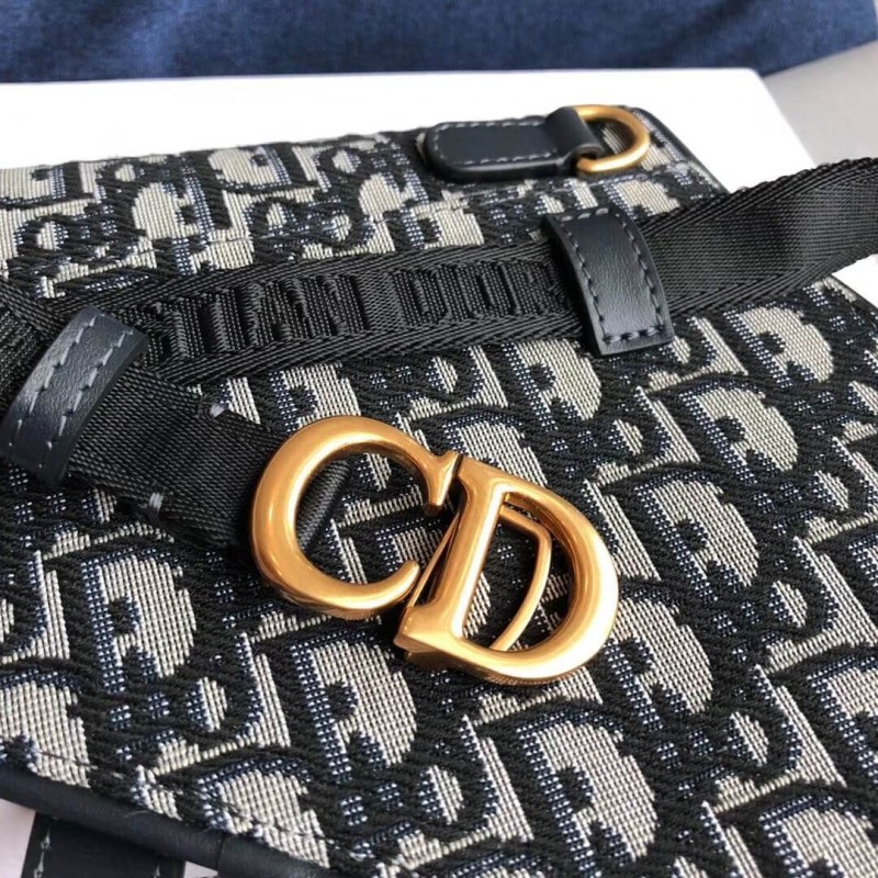 Replica Christian Dior Oblique Saddle Belt Bag S5632