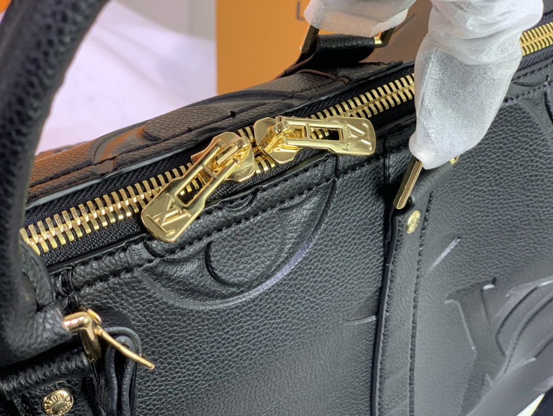 Replica Louis Vuitton Empreinte Leather Keepall Bandouliere 45