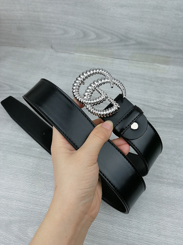 Replica Gucci Belt G139-75 38Mm Silver