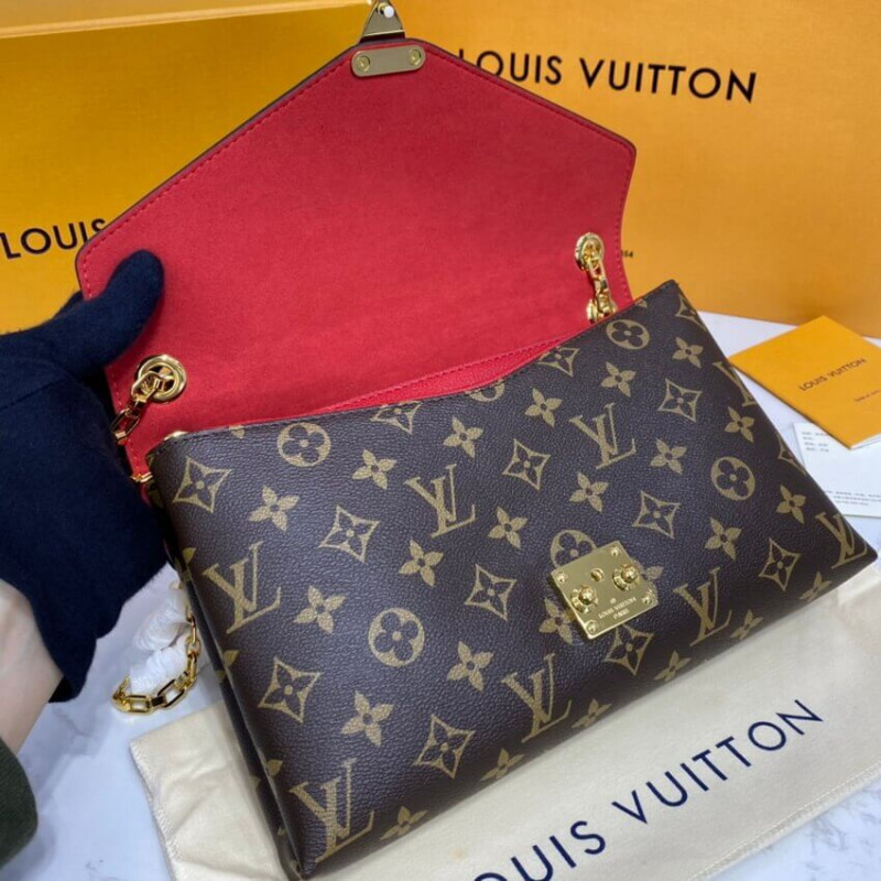 Replica Louis Vuitton Monogram Canvas Pallas Chain M41200 M41201 M41203