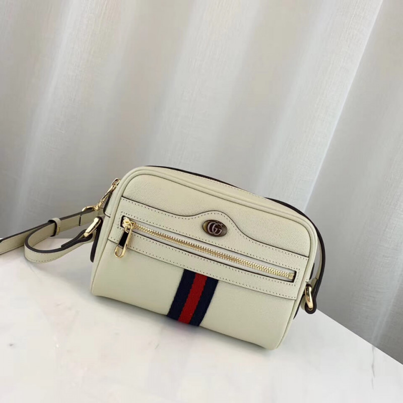 Replica Gucci Ophidia Leather Mini Bag 517350