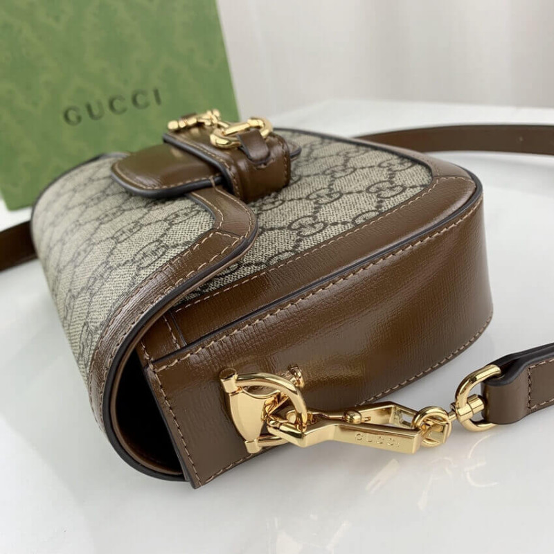 Replica Gucci Horsebit 1955 Mini Bag In Gg Supreme 658574