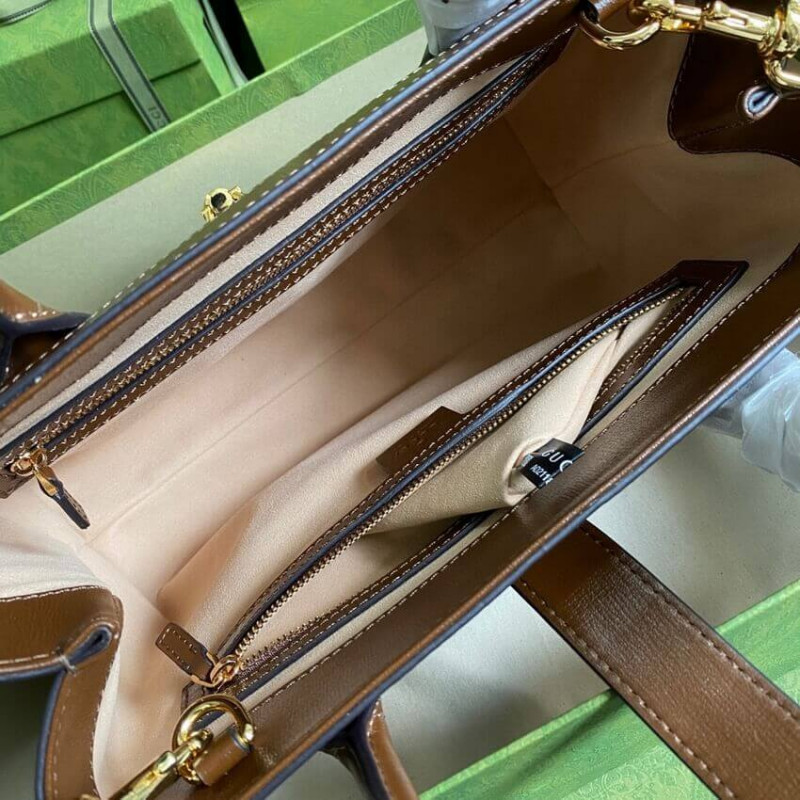 Replica Gucci Jackie 1961 Medium Tote Bag 649016 Gg Supreme