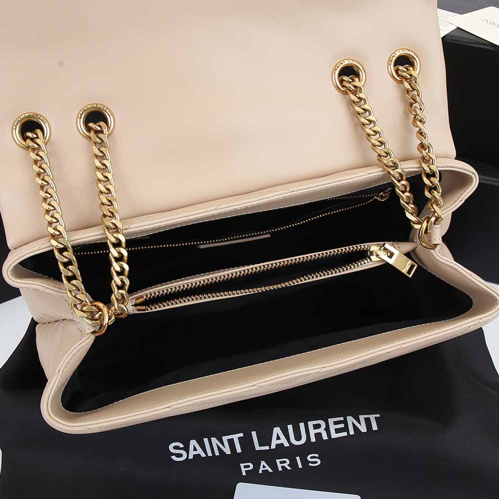 Replica Ysl Loulou Medium Bag In Matelasse  Y  Leather 1805 Beige