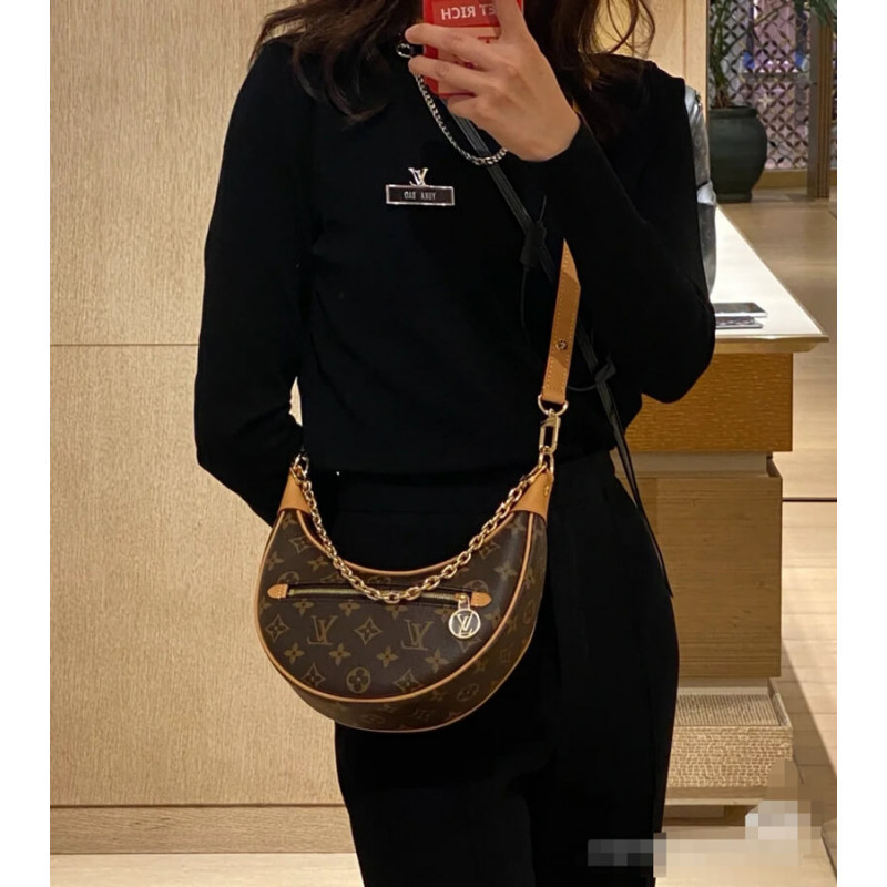 Replica Louis Vuitton Monogram Canvas Loop Bag M81098