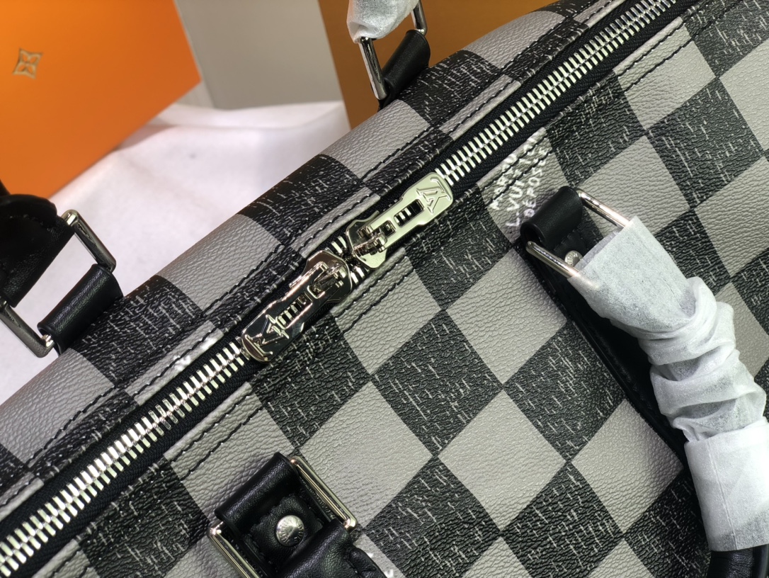 Replica Louis Vuitton Keepall Bandouliere 45 Green/Black