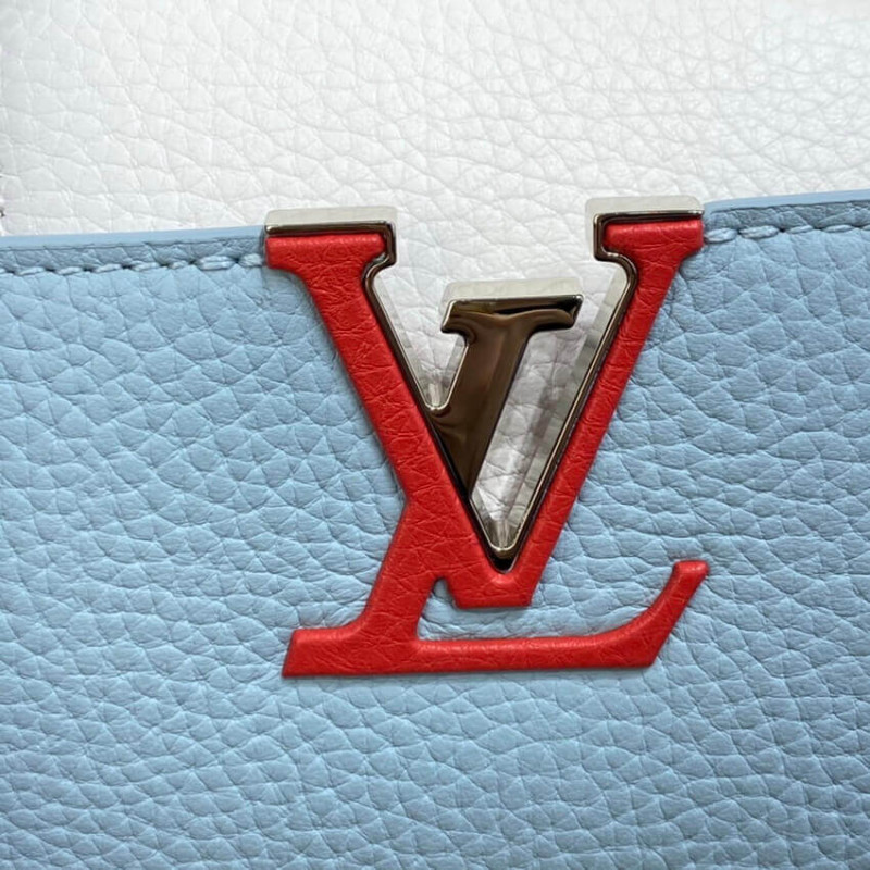 Replica Louis Vuitton Taurillon Leather Capucines Mini M57519