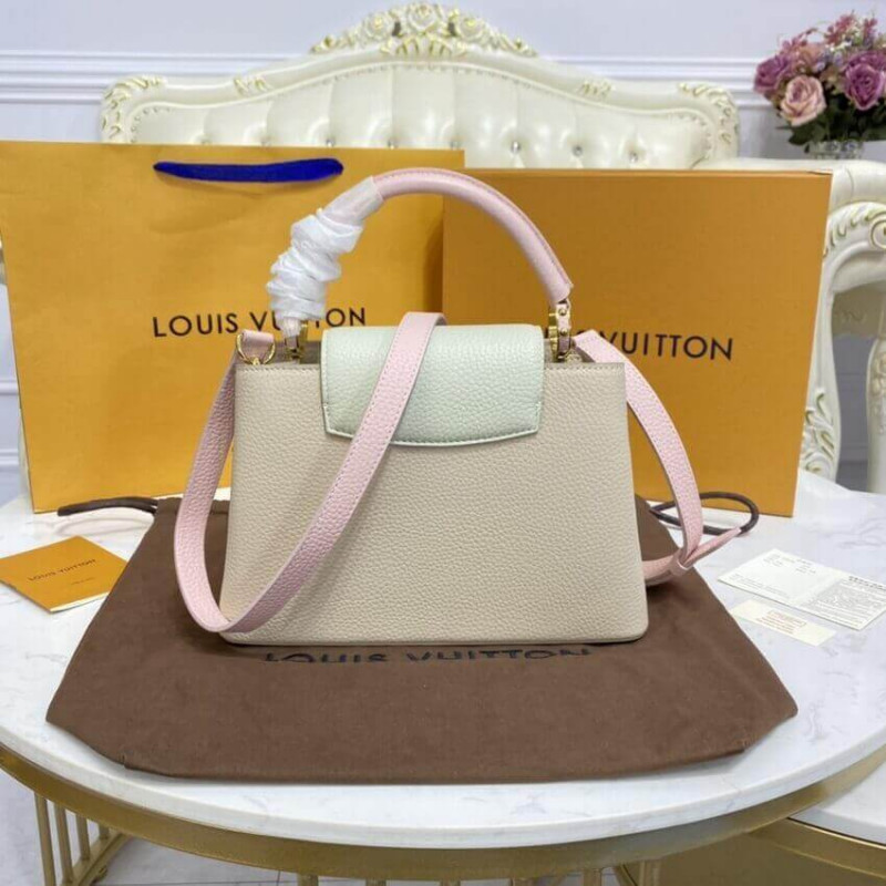 Replica Louis Vuitton Taurillon Leather Capucines Bb M57223