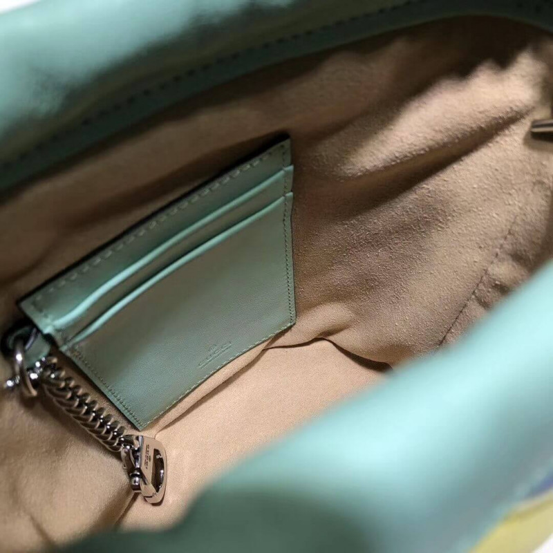 Replica Gucci Gg Marmont Mini Bucket Bag In Pastel And Rainbow 575163