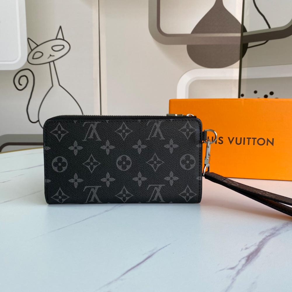 Replica Louis Vuitton Zippy Dragonne N60379-Blk