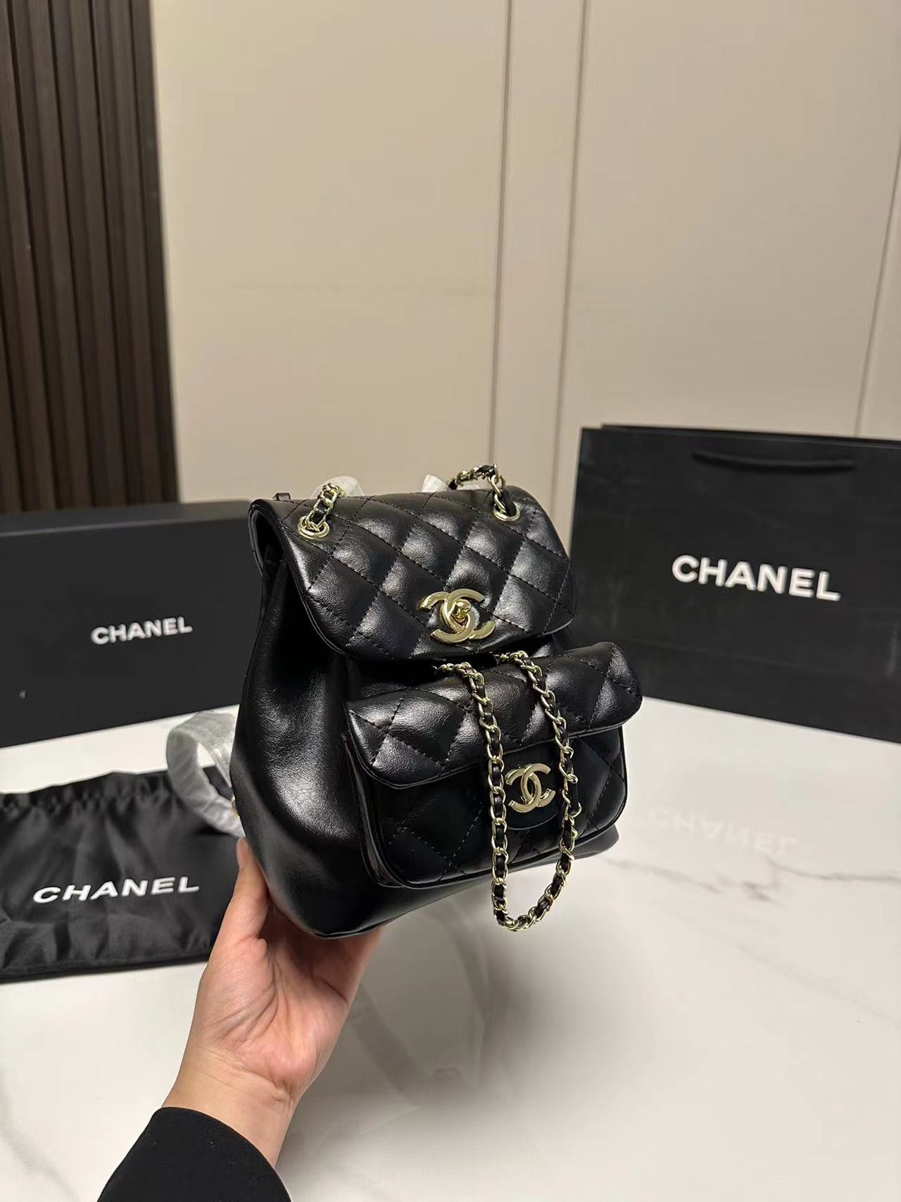 Replica Chanel Mini Duma BackpackAs2908