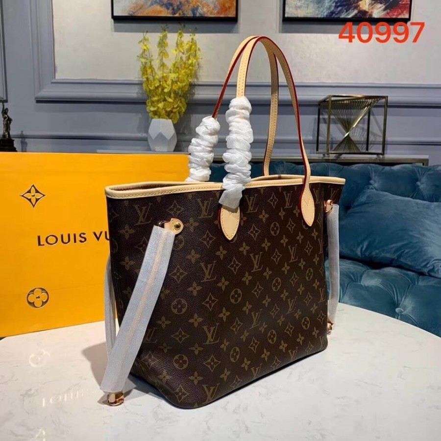 Replica Louis Vuitton Monogram Canvas Neverfull Mm M40997 Yellow