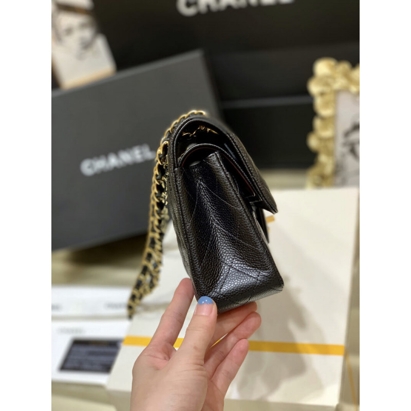 Replica Chanel Small Classic Double Flap Bag A01113 Caviar Calfskin