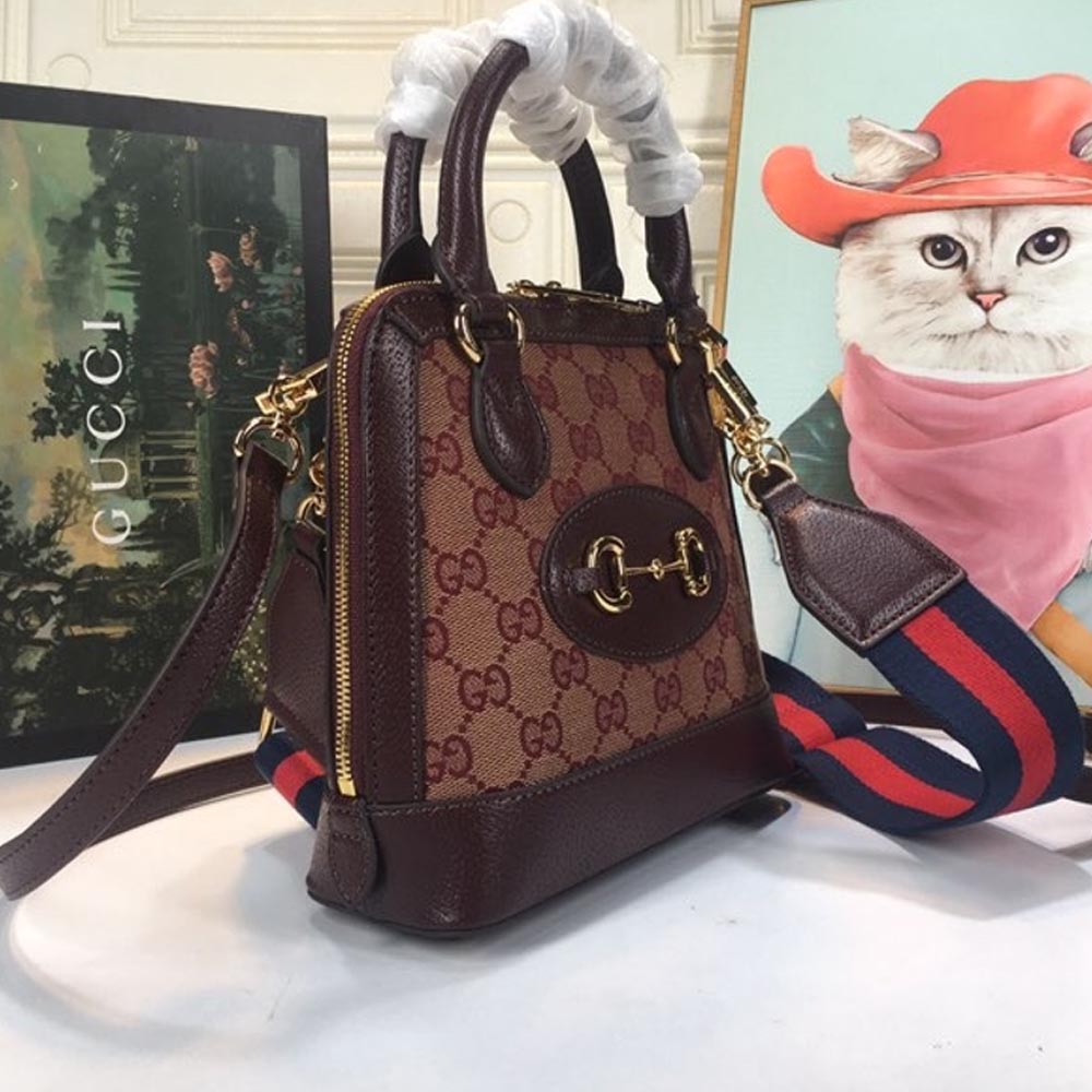 Replica Gucci Horsebit 1955 Mini Top Handle Bag 677212