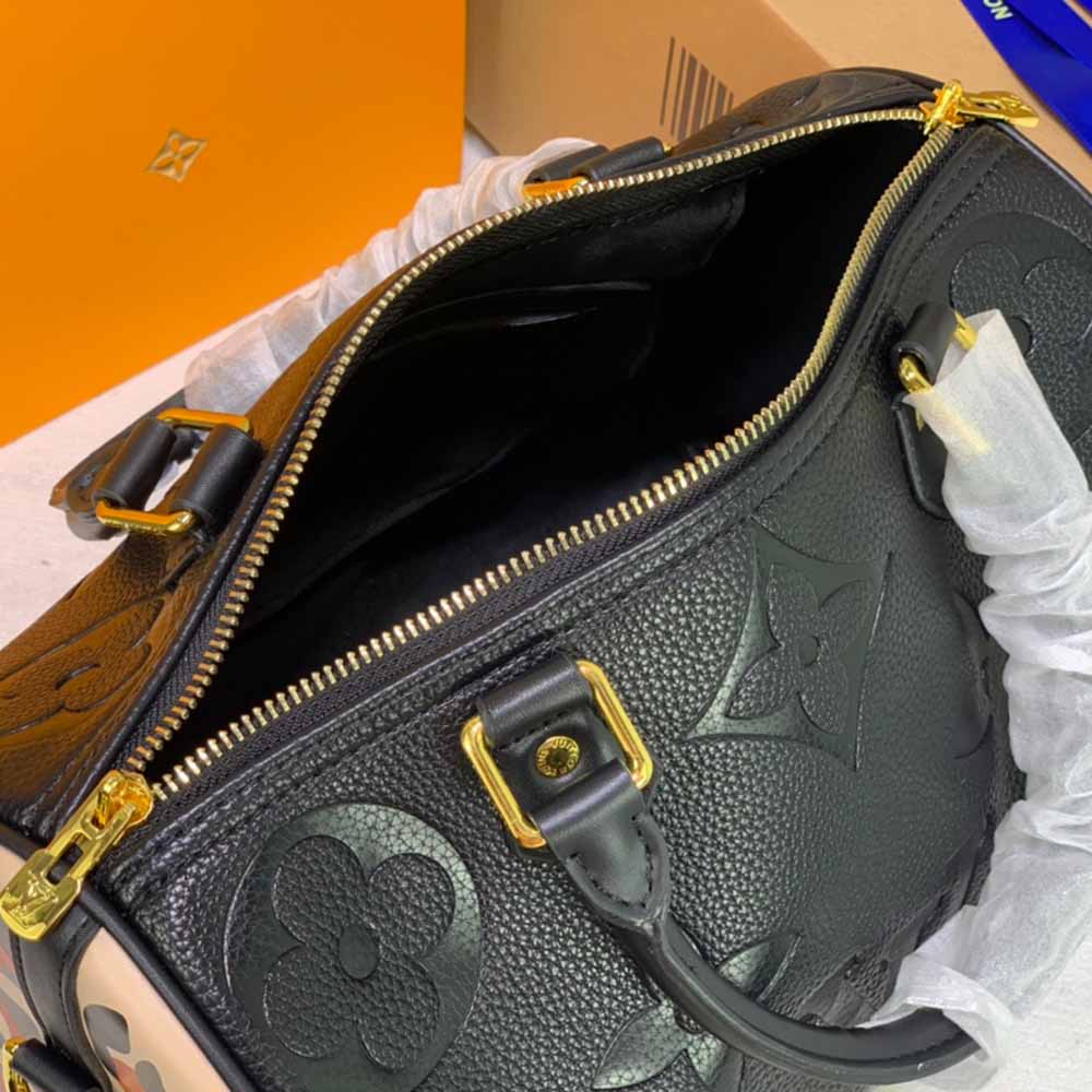 Replica Louis Vuitton Leopard Speedy Bandouliere 30/ Embossed