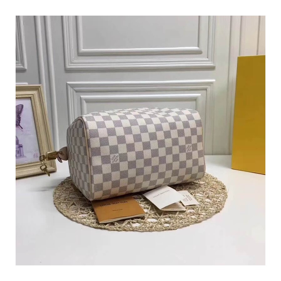 Replica Louis Vuitton Damier Azur Canvas Speedy 25 N41371