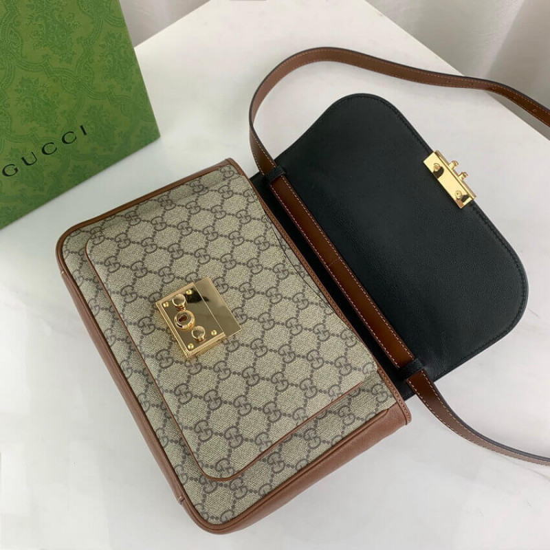 Replica Gucci Padlock Small Shoulder Bag In Gg Supreme Canvas 644527