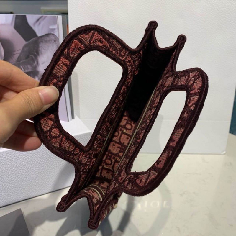 Replica Christian Dior Oblique Mini Book Tote M1271