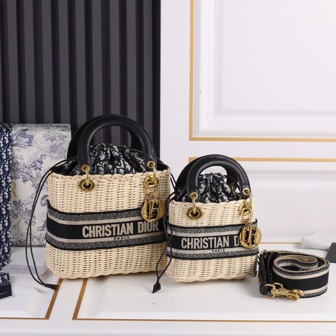 Replica Dior Lady D Bag-Black