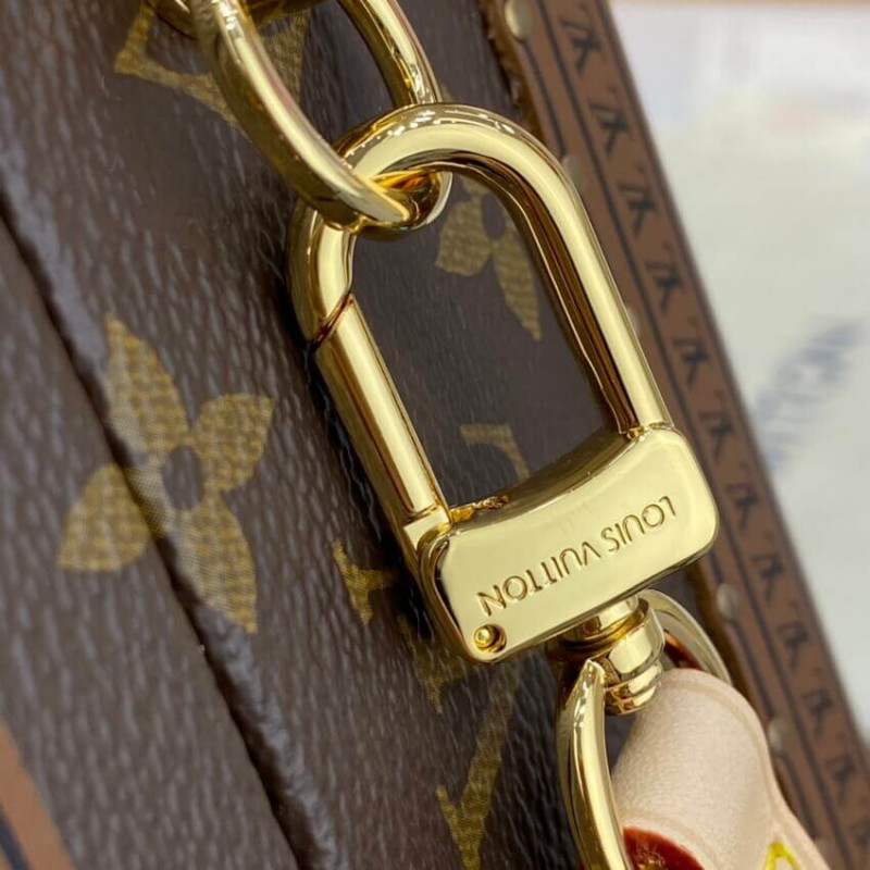 Replica Louis Vuitton Monogram Valisette Tresor M45673