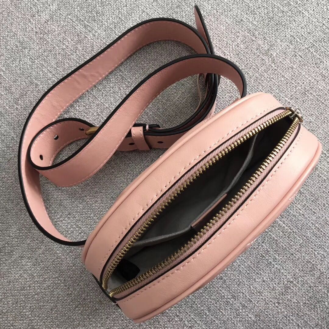 Replica Gucci Marmont Matelasse Leather Belt Bag