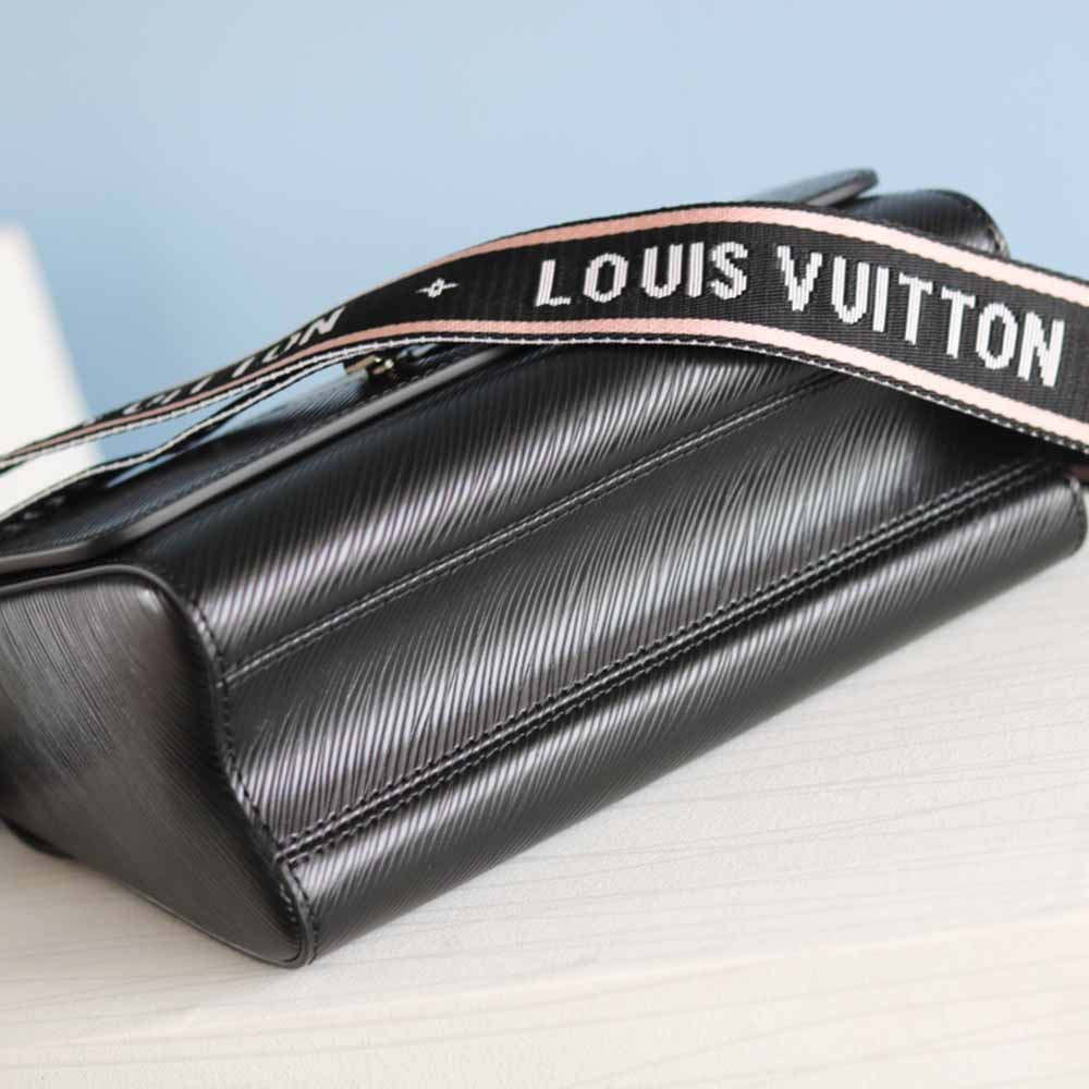 Replica Louis Vuitton Twist Mm M56628 Black/White/Pink
