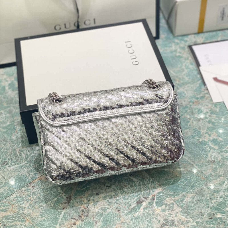 Replica Gucci Gg Marmont Small Sequin Shoulder Bag 443497