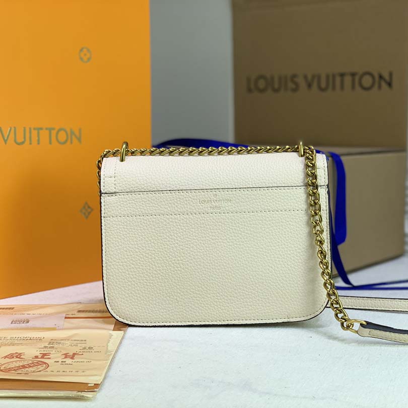 Replica Louis Vuitton Lockme Chain Pm Black/White/Pink