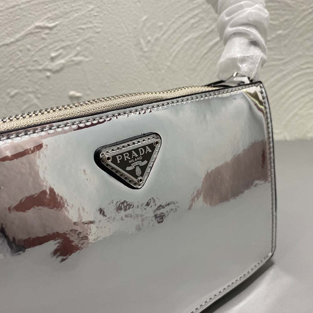 Replica Prada Brushed Leather Mini-Bag 1Bc155