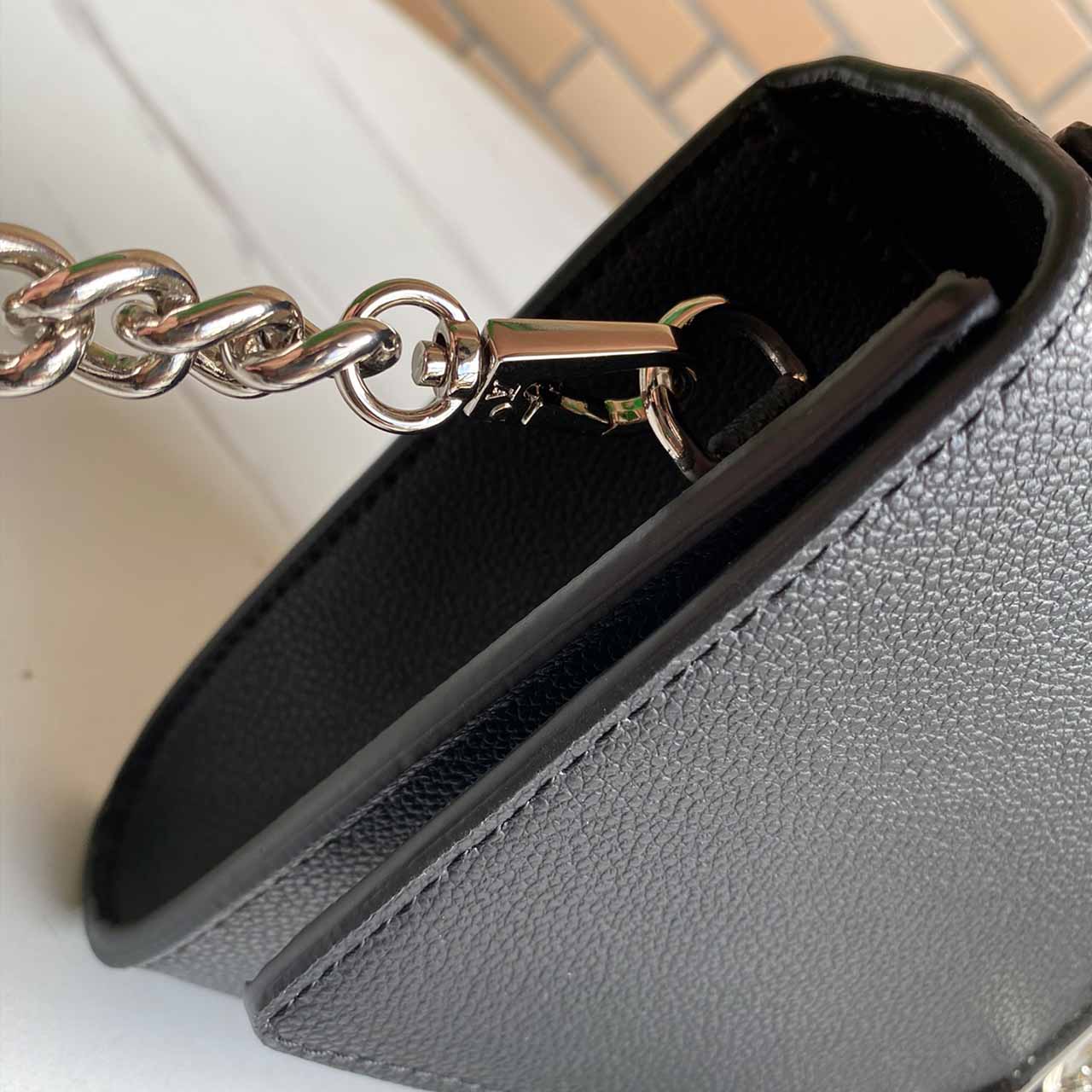 Replica Louis Vuitton Lockme Clutch M56088 Pink/Blue/Black