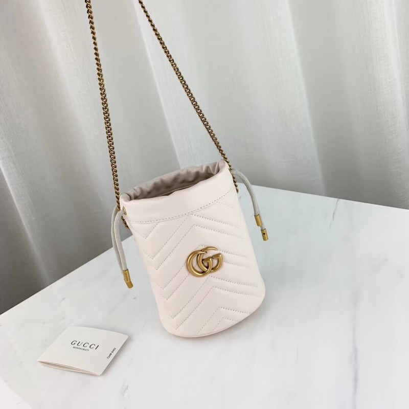 Replica Gucci Gg Marmont Matelasse Mini Bucket Bag 575163