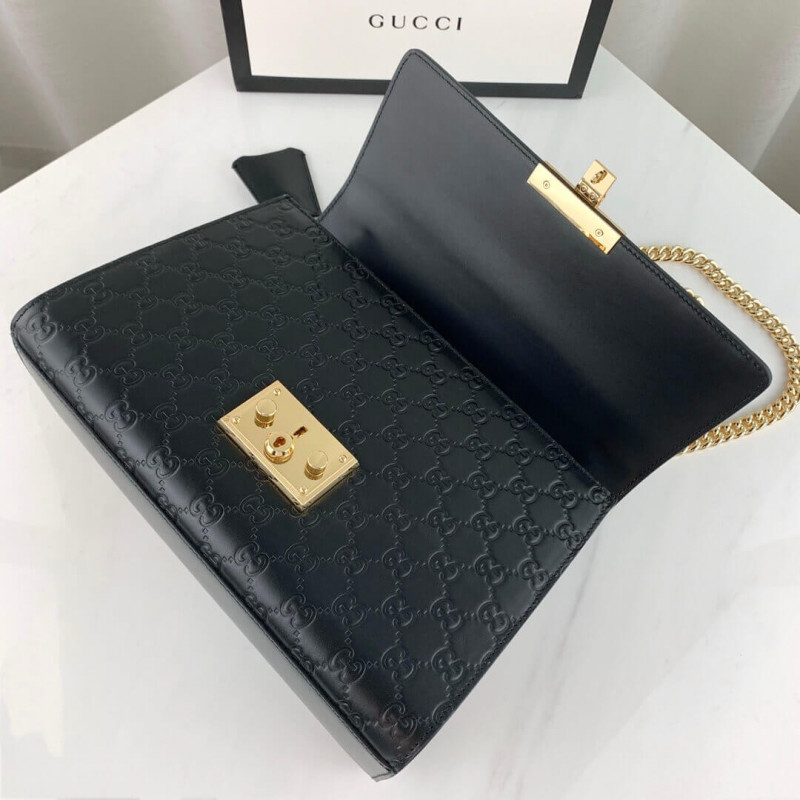Replica Gucci Padlock Medium Signature Gg Shoulder Bag 409486