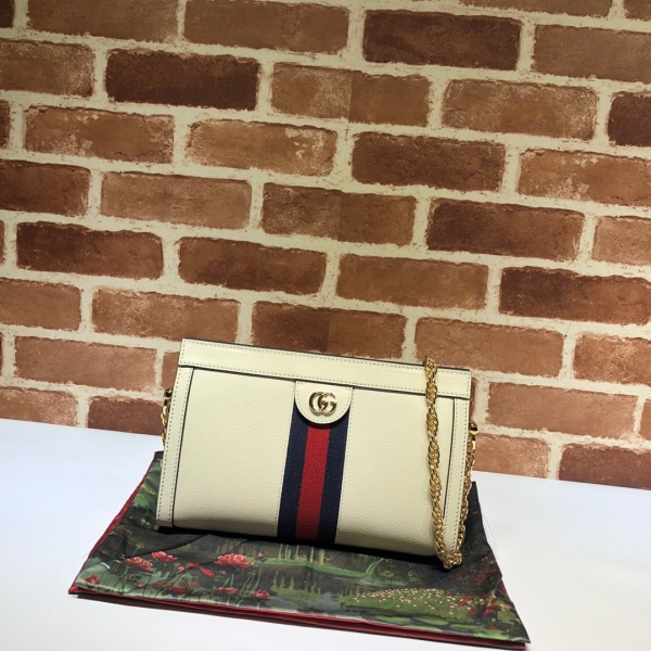 Replica Gucci Small Shoulder Bag Black/White