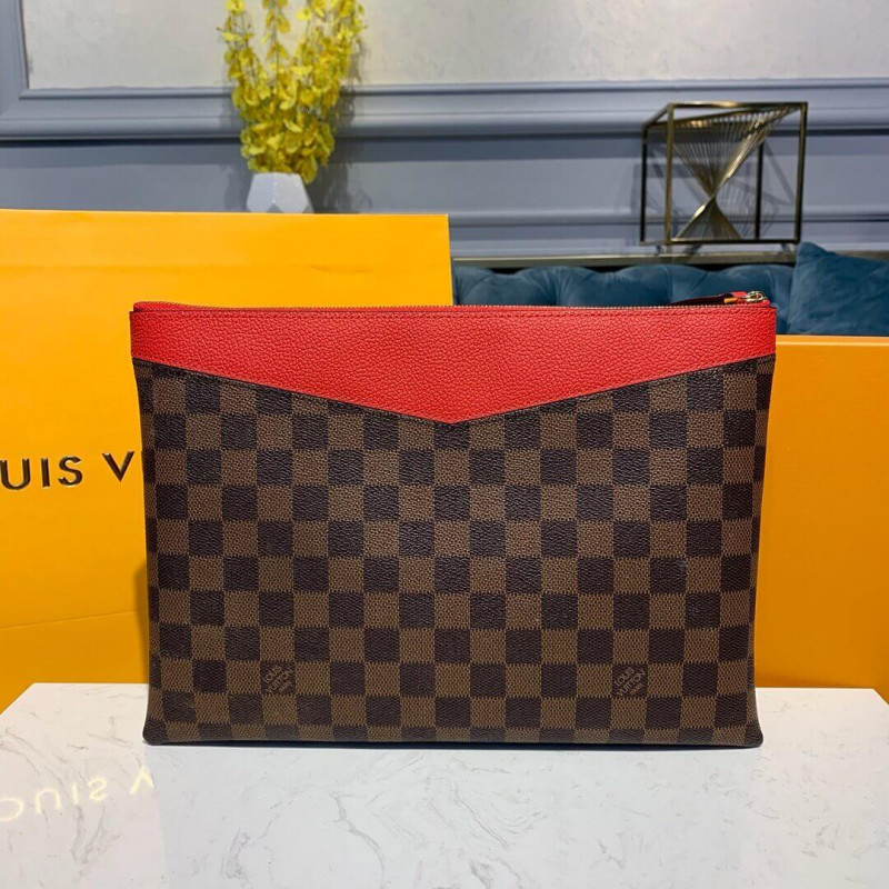 Replica Louis Vuitton Damier Ebene Daily Pouch N60262