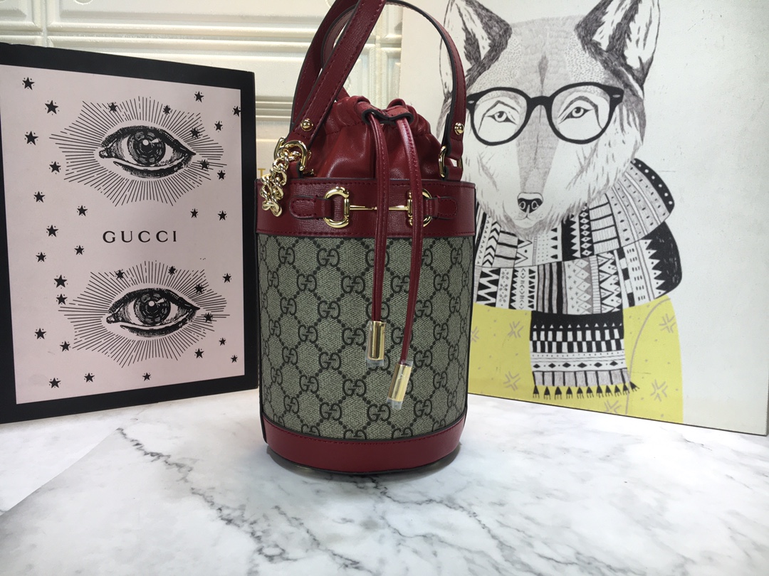 Replica Gucci Horsebit 1955 Small Bucket Bag 637115