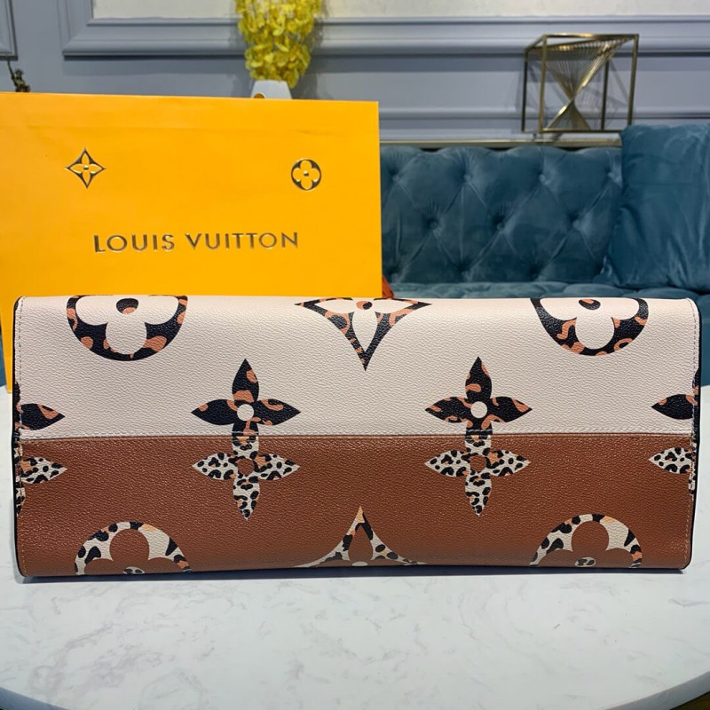 Replica Louis Vuitton Onthego M44675 Ivory/Havana Beige