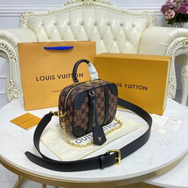Replica Louis Vuitton Damier Azur Valisette Souple Bb N50063