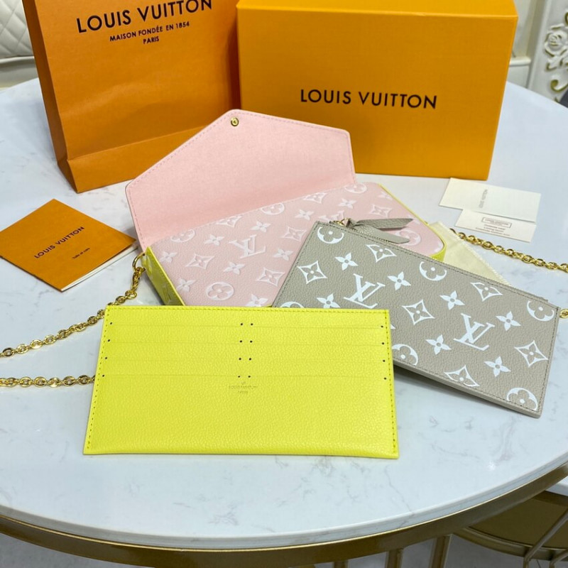 Replica Louis Vuitton Monogram Empreinte Leather Felicie Pochette M81359