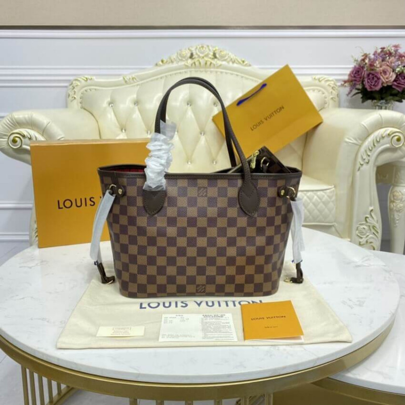 Replica Louis Vuitton Damier Ebene Neverfull Pm N41359