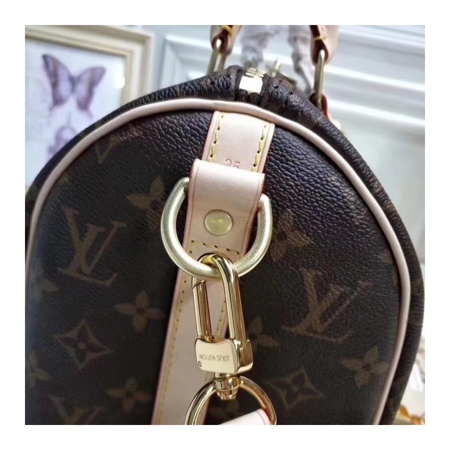 Replica Louis Vuitton Monogram Canvas Speedy Bandouliere 25 M41113