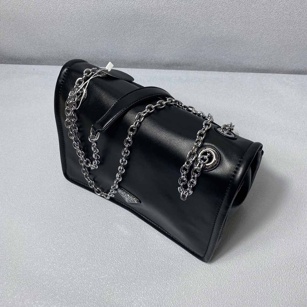 Replica Prada Saffiano Leather Mini Pouch 2021415