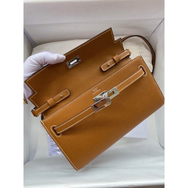 Replica Hermes Kelly Wallet To Go Woc 499041 Brown