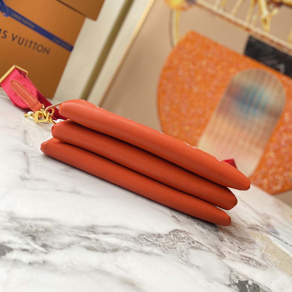 Replica Louis Vuitton Coussin Pm Handbag- Red/Yellow