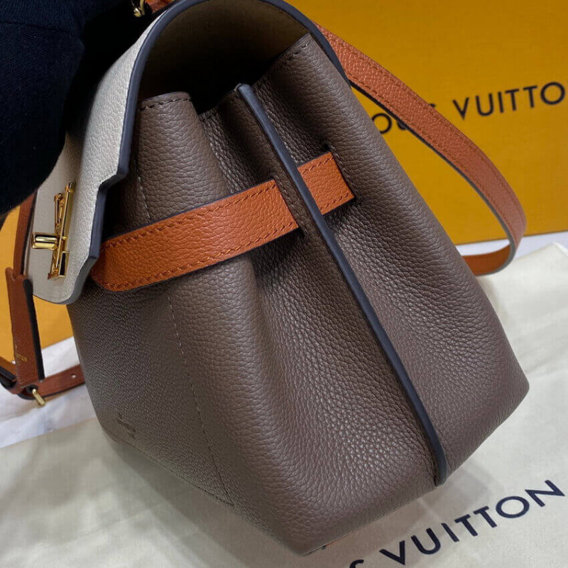 Replica Louis Vuitton Lockme Ever Bb M56645 Smokey/Quartz/Caramel