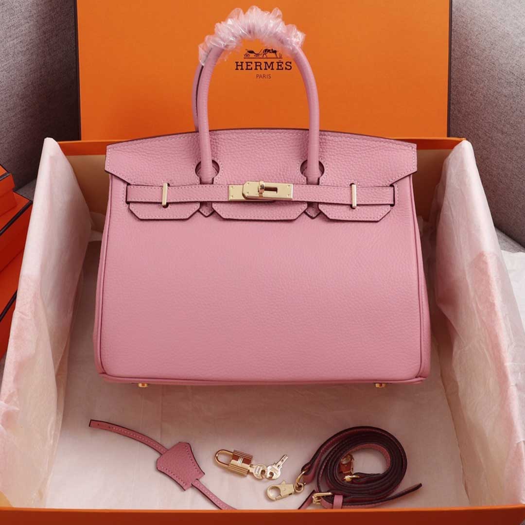 Replica Hermes Aaa-Birkin 25/30/35 Bag Black/White/Pink