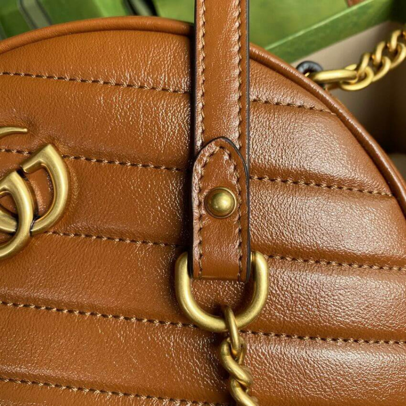 Replica Gucci Gg Marmont Mini Round Shoulder Bag 550154