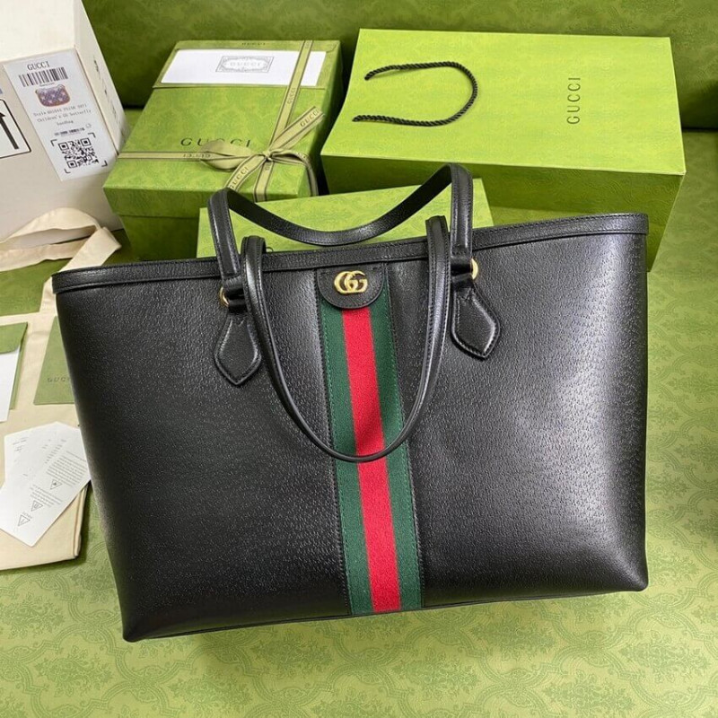 Replica Gucci Ophidia Leather Tote 631685