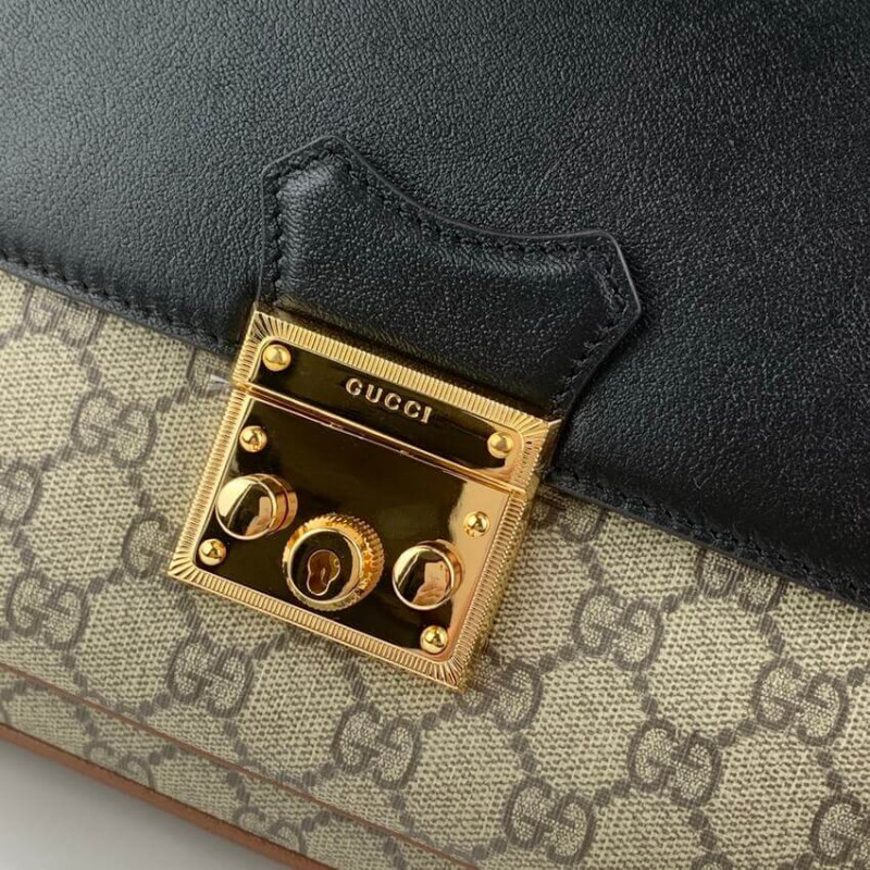 Replica Gucci Padlock Small Shoulder Bag In Gg Supreme Canvas 644527